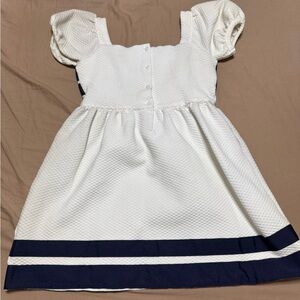Janie and Jack White and Navy Kids Dress